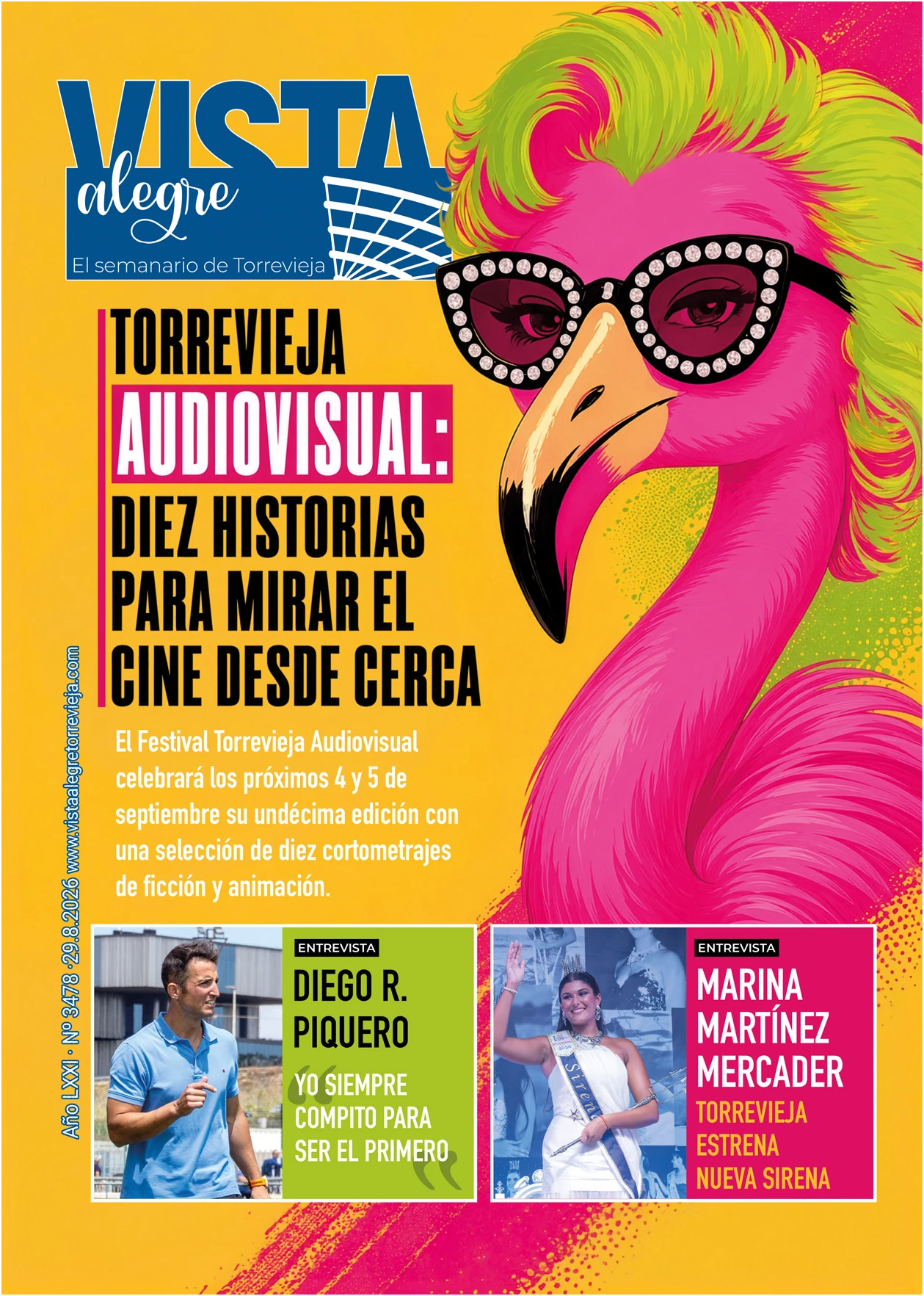Vista Alegre · Torrevieja Audiovisual. Portada del número 3478, 2026.