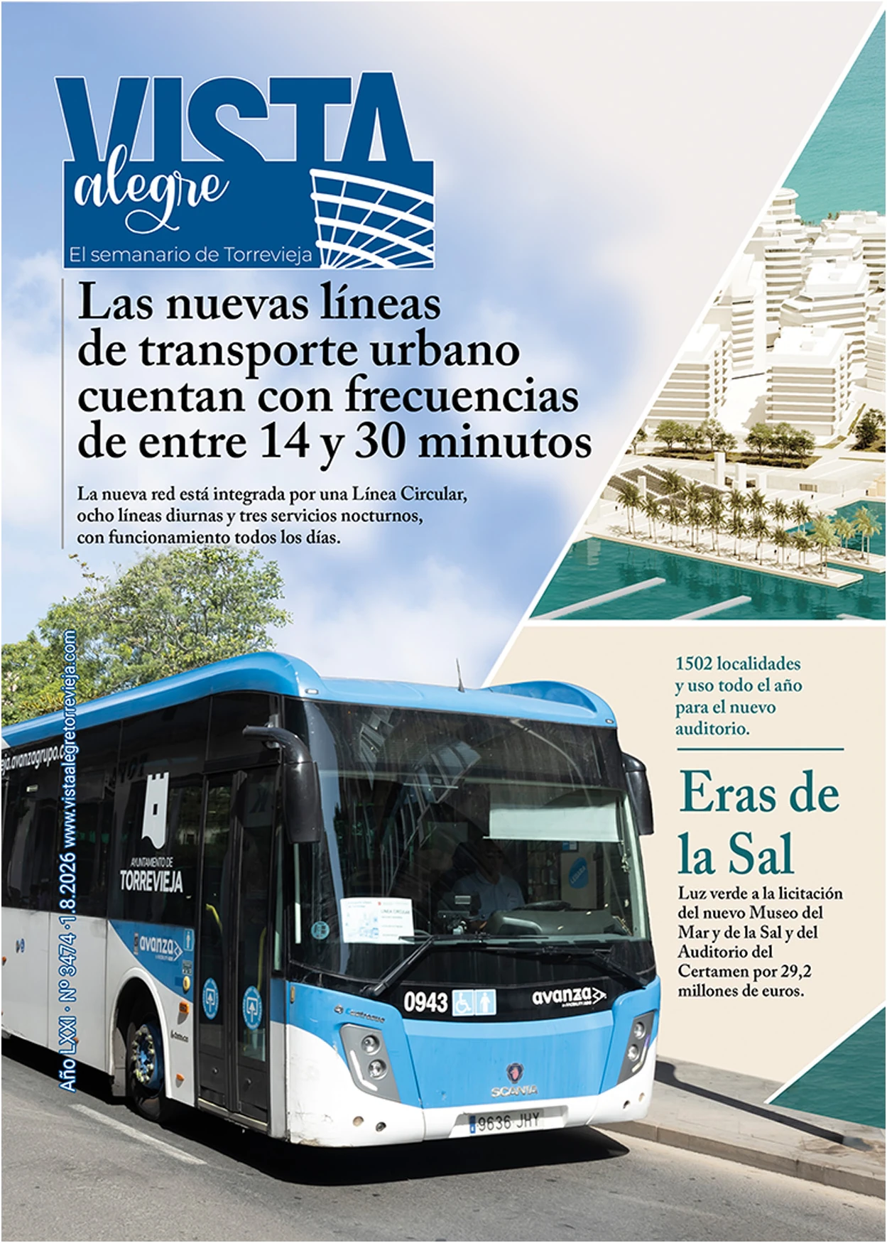 Transporte urbano / Eras de la Sal  Nº 3474 · 01.08.2026 